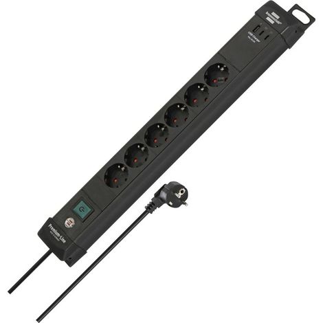 Brennenstuhl 1951160613 Multipresa Nero 1 pz.