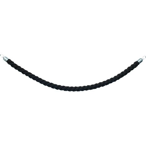 Vermes Securit Classic Satinschnur Schwarz 1,50 m