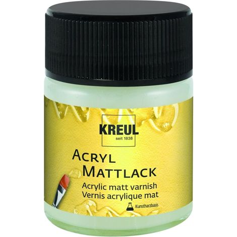 Kreul Acryl-Mattlack auf Kunstharzbasis transparent 50 ml Künstlerfarben