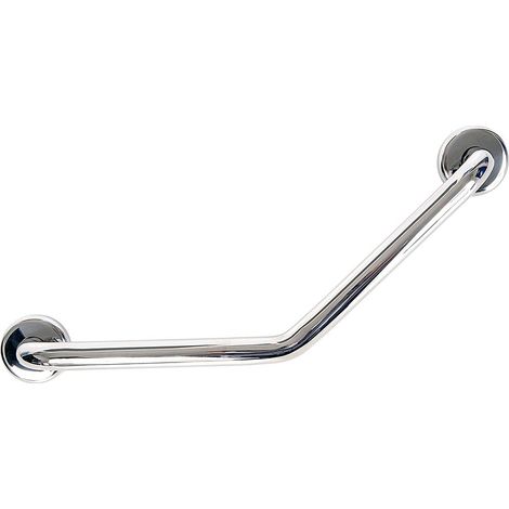 Kibath Asa Seguridad en z LISA de 43 cm acabado CROMO brillo fabricado en acero inoxidable (1/5)