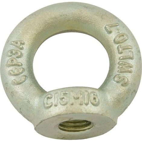 Anneau de levage DIN 582 femelle 90 à 8600 kg - Diamètre : 20 mm - Anneau de levage DIN 582 femelle 90 à 8600 kg - Diamètre : 20 mm