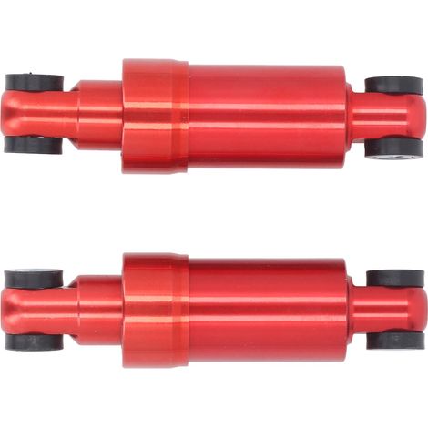 paire d'amortisseurs arrière pour trottinette électrique, système de suspension pliable en alliage d'aluminium, rouge (1/5)