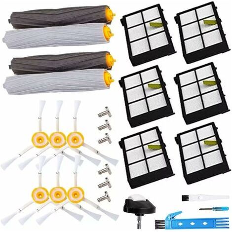 Convient pour iRobot série 8 série 9 800/900, brosse principale, rouleau, brosse latérale, paquet de filtres (1/5)