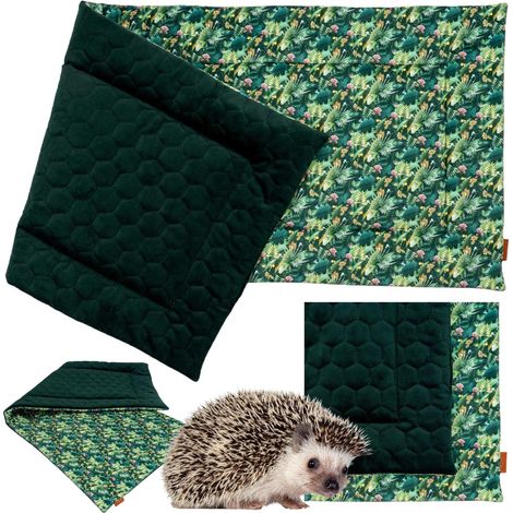 MATERASSO per gabbia per coniglio o roditore 80x52cm uKory GREEN LEAF (1/5)