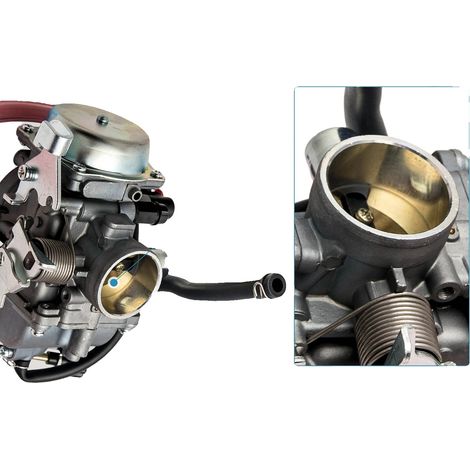 Carburador, compatible con Kawasaki KLF300, longitud 16,7 cm, ancho 12,3 cm, altura 12 cm, peso 0,75 kg (1/5)