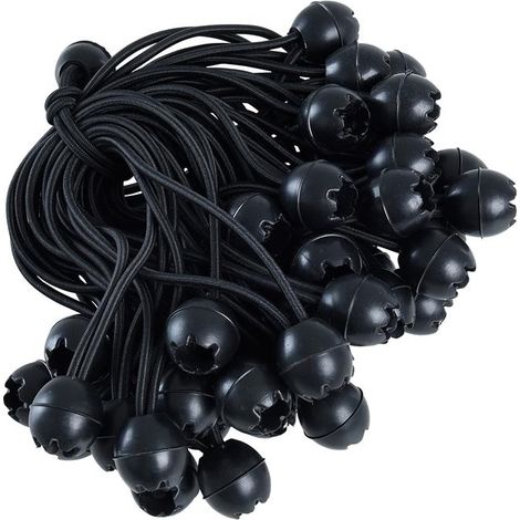 Spanngummi 50er Planenspanner mit Kugel Bannerbefestigung Zeltgummi Gummispanner (1/5)