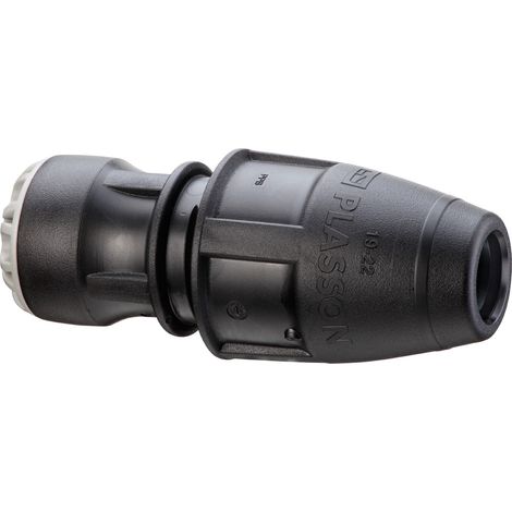 Plasson – Manchon universel encliquetable PE Ø25 – Raccord pour tubes 19 à 22mm – Étanchéité 100% – Installation rapide (1/3)