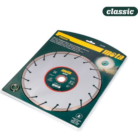 Disque Diamant Multiturbo ø230mm Coupe Rapide Et Polyvalente Sur Matériaux De Construction - Mota Herramientas (1/2)
