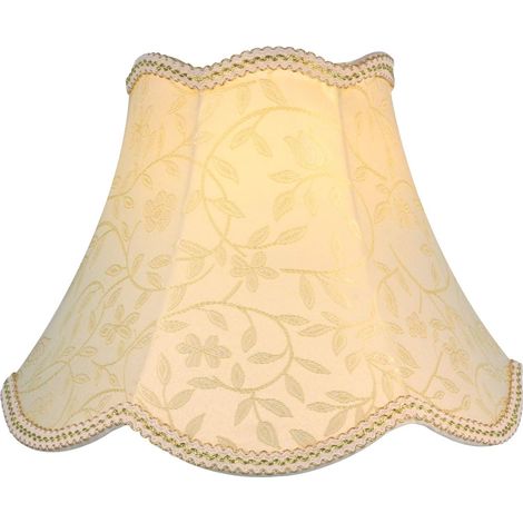 1 Abat-jour Tissu Beige, E27 E14, 13x25x20cm, Pour Lampe De Table Salon (1/5)