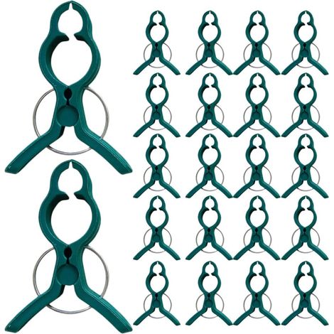 Pflanzenclips 60 Stück Große Gartenklammern für