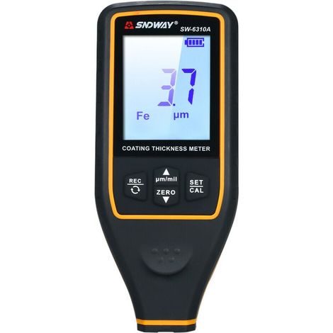 Medidor de espesor de recubrimiento de SW-6310A, probador de espesor de recubrimiento de pintura Digital, probador de espesor de recubrimiento con función automática, Detector V
