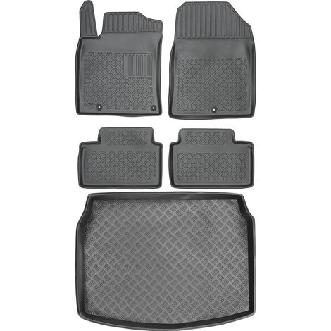 Hyundai i30 III Hatchback de 2018 (JUEGO) - Alfombrillas para coche + alfombrilla para maletero