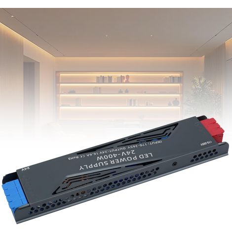 24V 400W Alimentation LED Driver 220V 24V AC 400W 16,6A LED Transformateur Ultra Fin LEDs Transfo Alimentation à Découpage Convertisseur De Tension AC à DC Pour Ruban LEDs Intérieur (1/5)