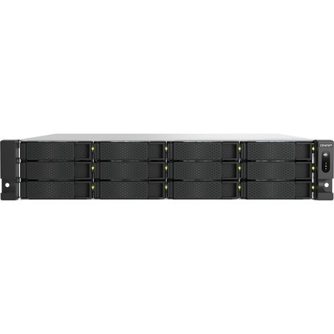 QNAP TS-H1277AXU-RP NAS Armadio (2U) Collegamento ethernet LAN Nero E-2136 (1/4)
