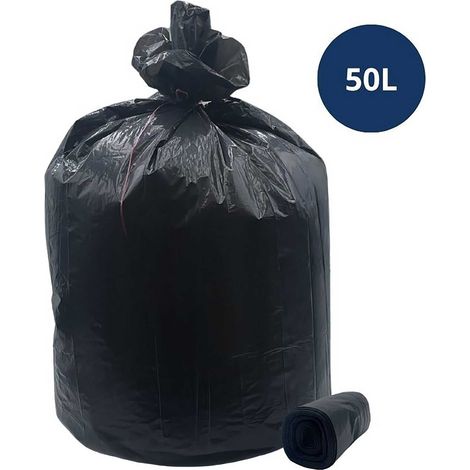 Sacchetto della spazzatura nero COBIC