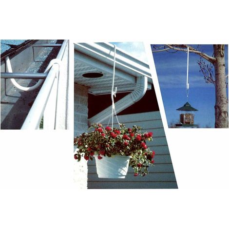 ASTUCEO - Crochet de suspension pour jardinière - Lot de 2 (1/2)