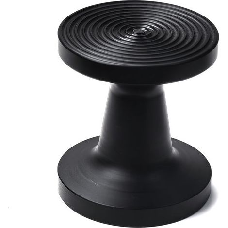 Doppelseitiger Kaffeestampfer, schwarzer PP-Kaffeepulver-Presshammer mit flachem Gewindesockel, für Kaffeemaschinen (58 mm) (1/5)