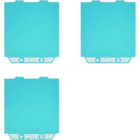 3X BIQU Panda Bauplatte CryoGrip Pro Glacier Feine Texturen Federstahl Doppelseitig strukturiert für Bambulab A1 Mini()