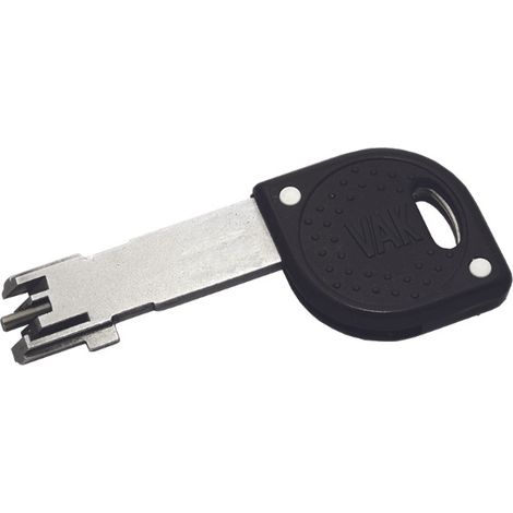 Verrou de blocage à bouton double entrée gauche finition marron - VAK KLEOPS - 0702S0006