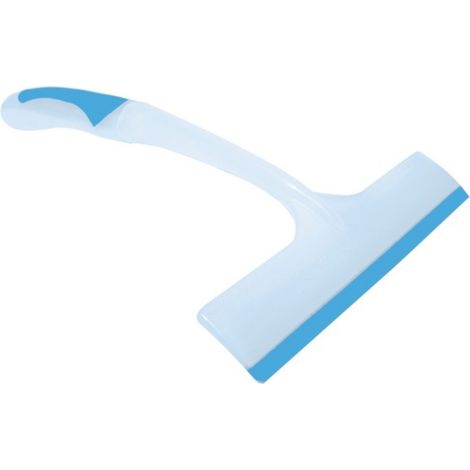 Raclette à  vitres 20cm transparent et bleu MSV