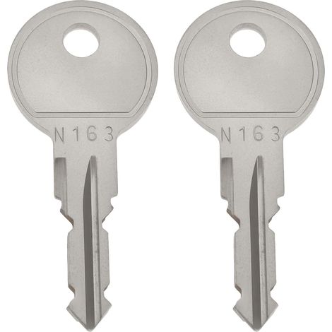 Lot de 2 Clés pour Coffres de Toit Arrière N163 Compatible avec Thule (1/5)