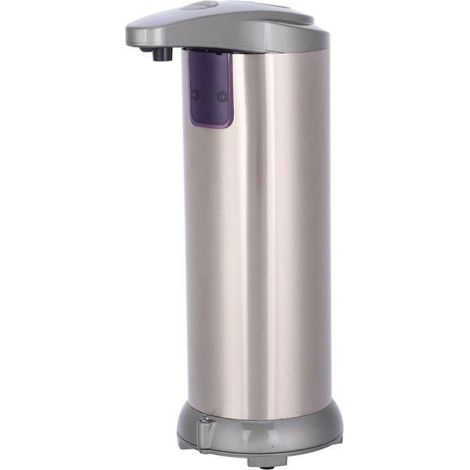 Distributeur Savon Automatique Infrarouge Sans Contact, Double Bouton Salle de Bain Cuisine (1/5)