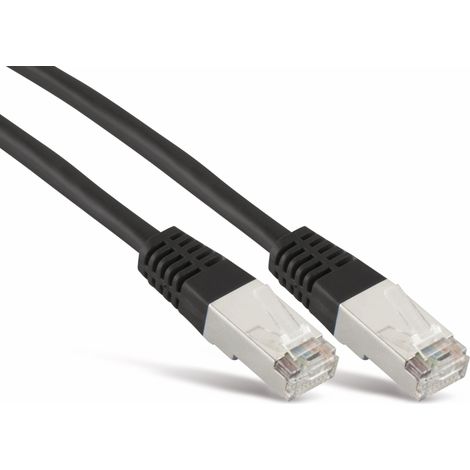 S-IMPULS CAT.6 Patchkabel, 2 m, schwarz, S-FTP, PIMF