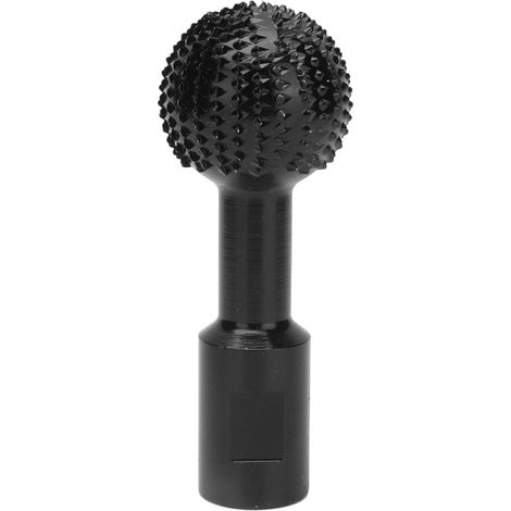 Lame rotative sphérique noire de 10 mm pour rainurer le bois, tête de meulage pour meuleuse électrique (1/5)