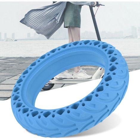 Pneu Antidérapant 8,5" pour Xiaomi M365, Pneu Prismatique Anti-Crevaison pour Trottinette Électrique (Bleu) (1/5)