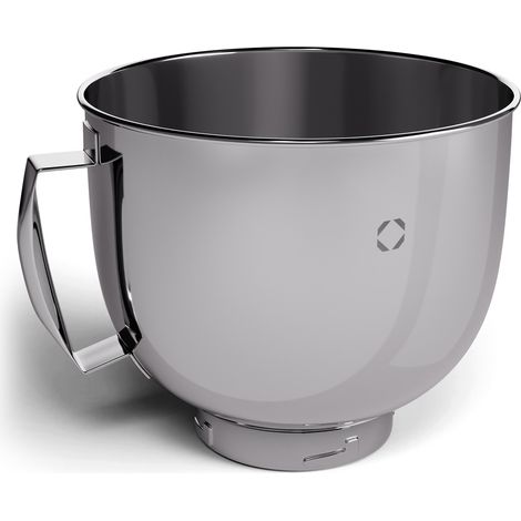 Klarstein Schüssel für Chiara Küchenmaschine  5L Edelstahl, Spülmaschinenfest, Ergonomischer Griff, Kompatibel mit Chiara Küchenmaschine, BPA-frei, Perfekt für 1,5 kg Teig