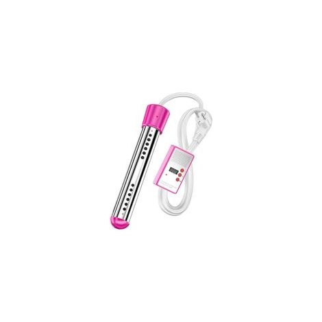 Chauffe-Eau a Immersion 3000W, Chauffe-Piscine avec Minuterie d'arrêt Automatique, Thermoplongeur Electrique Portable en Acier Inoxydable pour Piscine