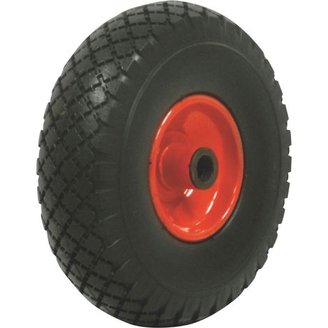 Utilia RUOTA PIENA PER CARRELLI PORTASACCHI cerchione acciaio Ø mm.260