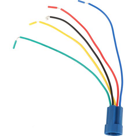 Interrupteur à bascule étanche 12 V, à bouton-poussoir, autobloquant et réarmable, avec lumière LED bleue. (1/5)