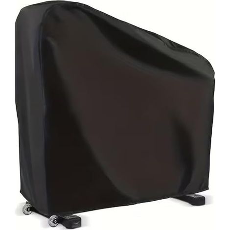 Housse de tapis de course imperméable Oxford 210D anti-poussière avec fermeture éclair pour machine de course à pied, extérieur, jardin, 142 cm, noir (1/5)