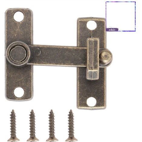 Cierre de aleación para caja, candado para caja de regalo, candado para caja de madera antigua, cierre de bronce
