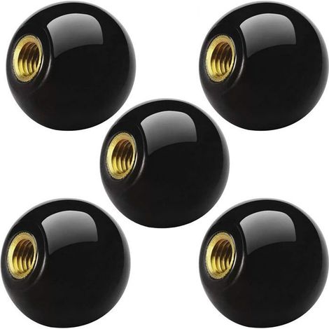 5 Pièces Noir Bouton De Levier À Bille M832 Isolant Bouton De Levier Boule En Bakélite Pommeau De Levier De Vitesse À Bille[CA95] (1/5)