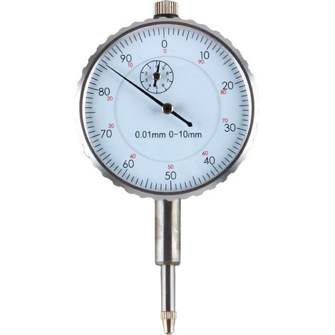 Comparateur Numérique,Dial Indicator Gage 0-10MM Externe Mesure Horloge Précise 0.01mm (1/5)