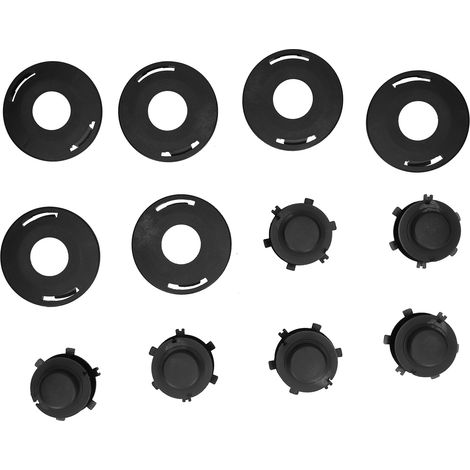 6 Bobines de Fil Coupe-Bordure avec Capuchon Supérieur pour Stihl FS 90 110 120 130 55 80 83 85 Débroussailleuse (1/5)