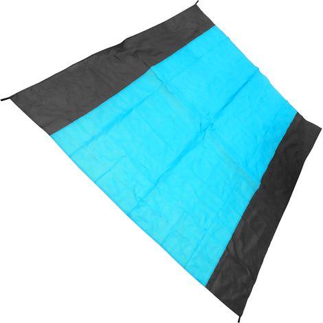 Couverture de plage anti-sable imperméable, légère et portable pour voyage, pique-nique ou camping. Facile à plier avec son sac de transport. (1/5)