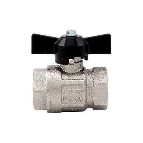 VALVOLA A SFERA FF IDEAL PASSAGGIO TOTALE Misura: 1/4 DN8 50bar/725psi farf.nera