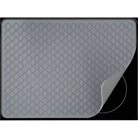Tapis de cuisinière en silicone, tapis de protection pour cuisinière à induction multifonction, 71500.25CM, gris (1/5)