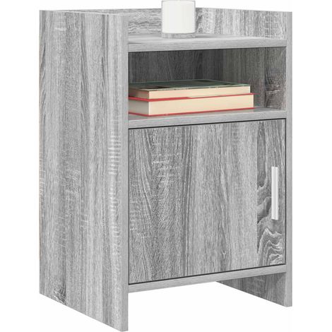 Maison Exclusive - Comodini Sonoma grigio 40 x 36 x 60 cm Legno ingegnerizzato (1/5)