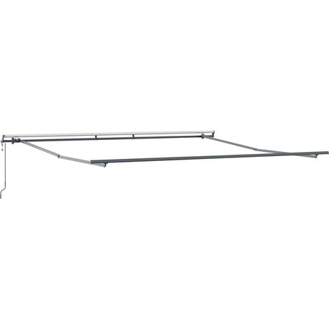 vidaXL Estructura del Toldo Gris antracita 400 x 350 cm Aluminio (1/2)