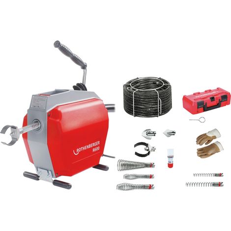 ROTHENBERGER R600 230V+Set spirali/attrezzi (7.2687+7.2955X) - 72675 (1/4)