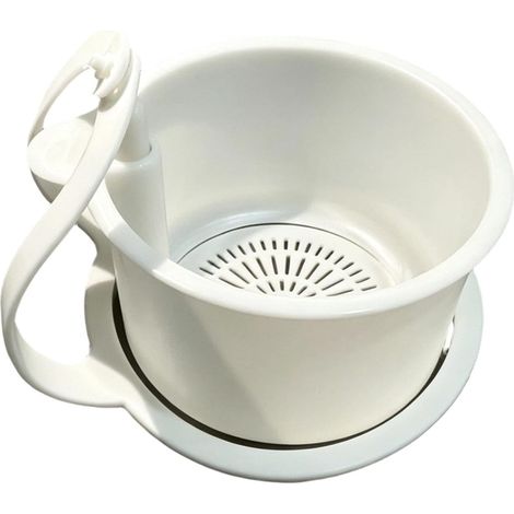Crépine de vidange d'évier, robinet autonettoyant, panier filtrant suspendu Panier-crépine d'évier de cuisine avec conception à pression (1/5)