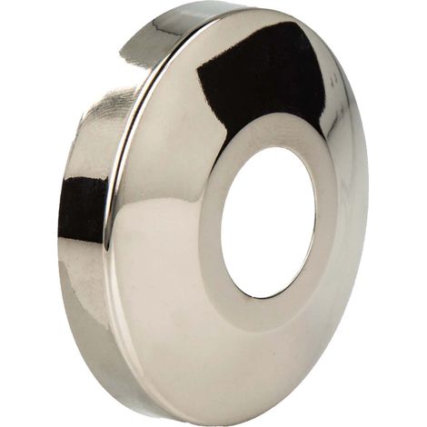 tecuro DESIGN-Hahnrosette (1/2) Ø 22 mm x Ø 61 mm x 15 mm - Edelmessing (1/4)