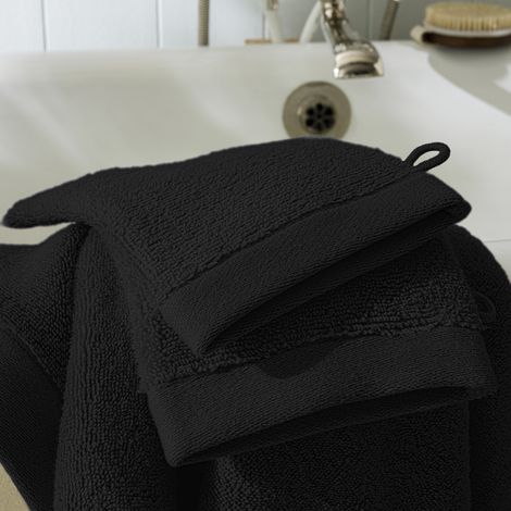 Lot de 2 gants de toilette "Softy" 15 x 21 cm / 100 % coton Zero Twist – 600 g/m²