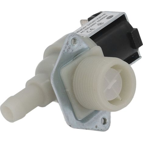 Électrovanne entrée d'eau simple voie remplacement lave-linge basse haute température vanne contrôle AC220-240V plastique ABS (1/5)
