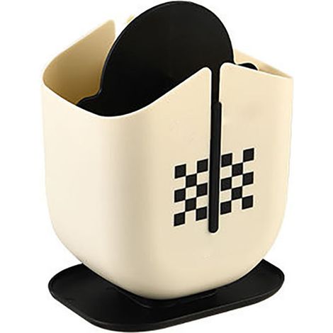 Rack de Rangement pour Ustensiles de Cuisine - Boîte de Vidange pour Cuillères et Fourchettes Noir (1/5)