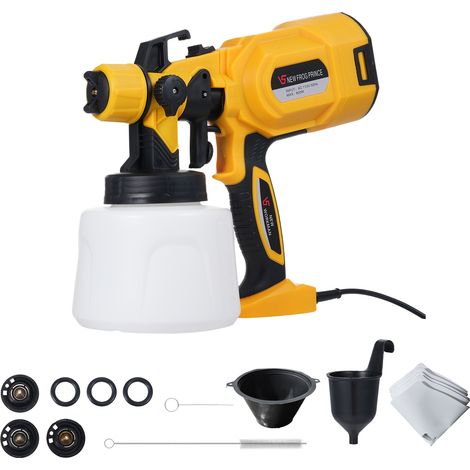 GARRYFIZH Pistolet Électrique 850W 1400ml 3 Motifs 4 Buses Cuivre (1/3)